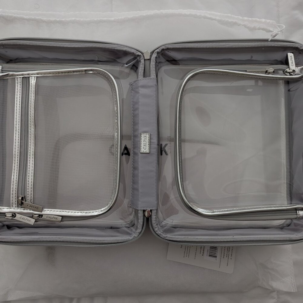 Calpak Large Silver Cosmetics Case LIMITED EDITION - Picture 3 of 3